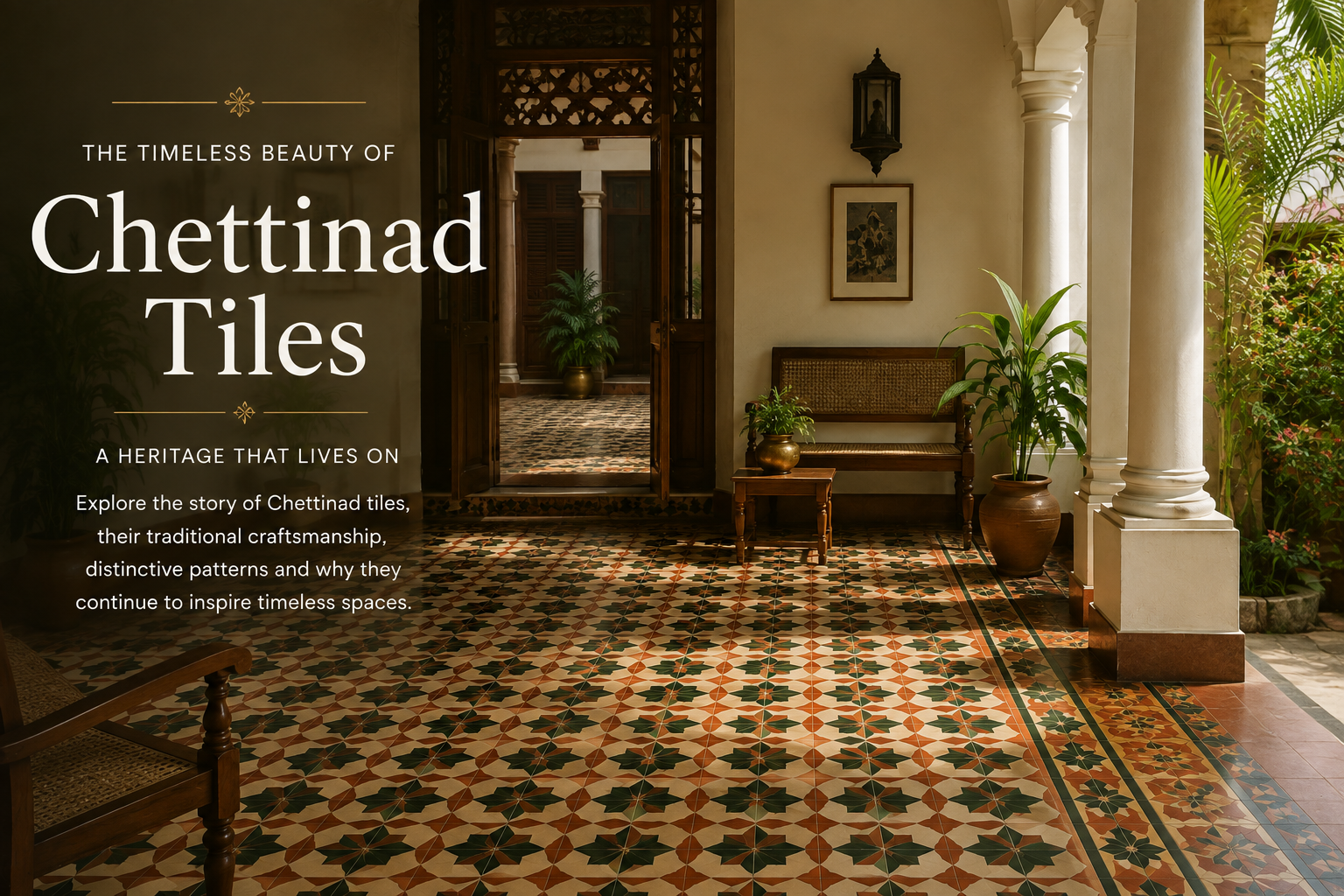 From Hand to Home: How Chettinad Tiles Are Crafted