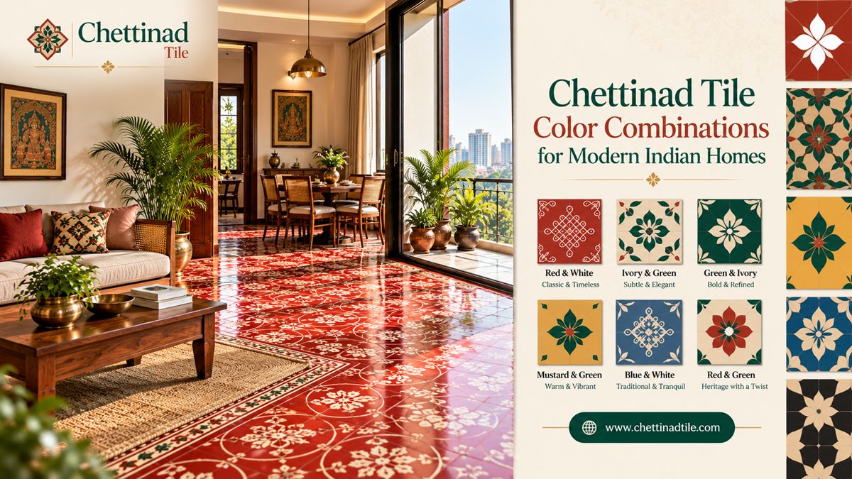 Chettinad Tile Color Combinations for Modern Indian Homes